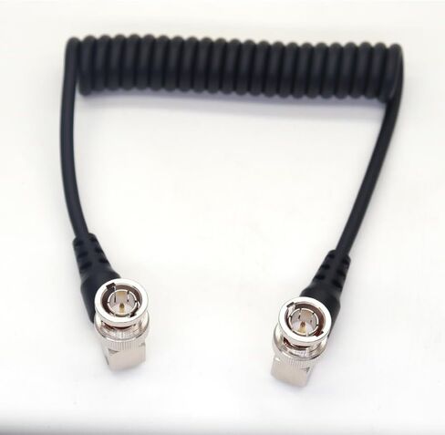 ,75-Ohm Coaxial Cable,BNC to BNC,Elbow BNC-Elbow BNC Coax Cable,HD-SDI Video Cable in Kuwait