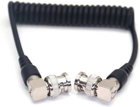 ,75-Ohm Coaxial Cable,BNC to BNC,Elbow BNC-Elbow BNC Coax Cable,HD-SDI Video Cable in Kuwait