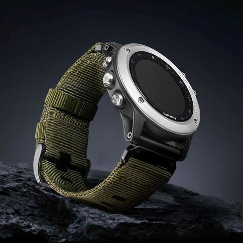26mm Nylon Watch Band Compatible for Garmin Fenix 8 51mm/7X/6X/5X in Saudi Arabia