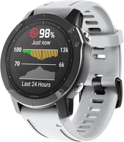 20mm black buckle Compatible With Fenix 6S Watch Band 20mm Sport Watch Strap for Fenix 5S/5S Plus/Fenix 7S/Fenix 6S Pro/D2 Delta S Smartwatch in Saudi Arabia