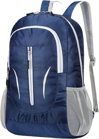 Ultra Lightweight Packable Backpack Foldable Travel Backpacks Water Resistant Collapsible Daypack for Hiking Black in Saudi Arabia
