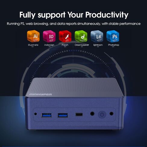 N95 Mini PC, Compatible with Intel 12th N95 (up to 3.4GHz) Mini Computer, 16GB RAM 512GB SSD, USB3,Mini PC N95 Support 4K UHD Dual HDMI BT5.1, Dual Band WiFi in Saudi Arabia