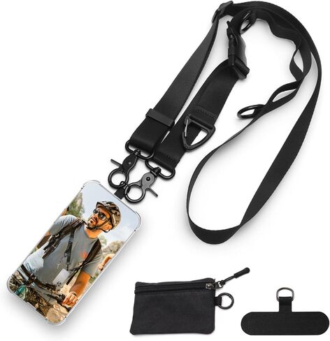 Cell Phone Lanyard Can Be Crossbody Can Hang Neck Cell Phone Case Clip Piece Chain With Lanyard in Saudi Arabia