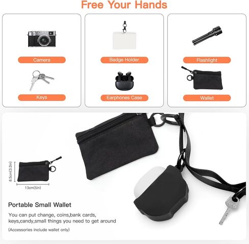 Cell Phone Lanyard Can Be Crossbody Can Hang Neck Cell Phone Case Clip Piece Chain With Lanyard in Saudi Arabia