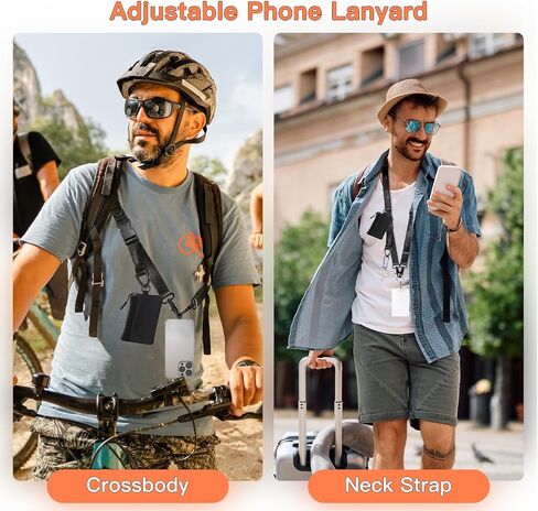 Cell Phone Lanyard Can Be Crossbody Can Hang Neck Cell Phone Case Clip Piece Chain With Lanyard in Saudi Arabia