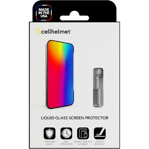 cellhelmet Liquid Glass Wipe On Nano Screen Protector | Scratch and Shatter Protection | Universal Screen Protector for Phones and Smart Watches | Made in USA