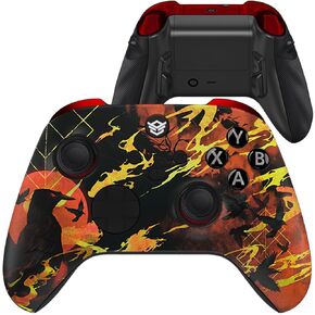 HEXGAMING ULTRA X Wireless Controller for Xbox Series X & S, for Xbox One, and for Windows 7/8/10-4 Back Buttons - Adjustable Triggers - Interchangeable Thumbsticks - 6 Profiles - Shadow Raven