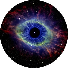 Slide Discs for Orzorz Star Projector Galaxy Plus Home Planetarium Projector (Work with Orzorz Star Projector Plus) (evil eye)