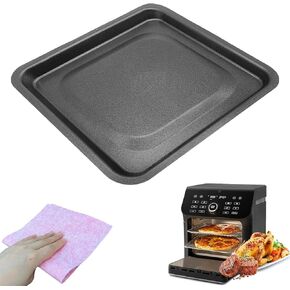 ALJ Air Fryer Drip Tray for 10QT COSORI Air Fryer Toaster Oven Combo, Upgraded Nonstick Air Fryer Drip Pan, Oven Oil Drip Pan Tray, Crumb Tray Pan for 10QT COSORI Air fryers, Dishwasher Safe