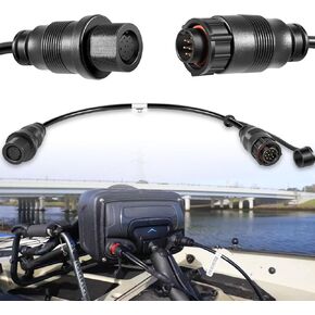 Replacement for Minn Kota 1852079 DSC Adapter Cable MKR-DSC-16 for Lowrance 9-Pin Fish Finders IP68 Waterproof