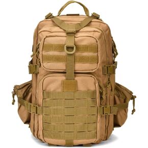 Military Tactical Backpack Small 3 Day Assault Pack Army Molle Bag Backpacks Brown