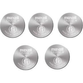 Maxell Micro Lithium Cell CR2032 (حزمة من 5 بطاريات)