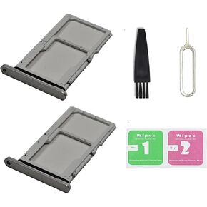 2 PCS for Galaxy Tab A9 Plus 11.0 2023 Single SIM Card Tray Replacement, Single SIM Card Slot Holder Compatible with Galaxy Tab A9 Plus 11.0 2023 (Silver)