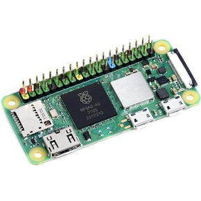 Pi Zero 2 WH-Pi Zero 2 W with Color Pre Soldered Header, 1GHz Quad-Core Arm Cortex-A53 CPU, WiFi & Bluetooth 4.2 BLE, Five Times Faster