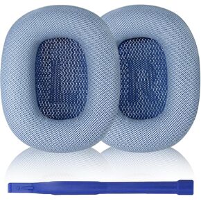 Ear Cushions for AirPods Max Headphones,AirPods Max EarPads,Ear Pads Covers Made of Protein Leather and Memory Foam(Sky Blue)