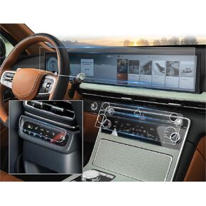 3 Combo Set 8Pcs 2025 GV80 G80 (27" Touchscreen All-In-One 2Pcs + Center A/C 4Pcs + Rear AC 2Pcs) Screen Protector for 2025 Genesis GV80 2.5T/3.5T G80 Accessories Air Conditioner Screen Cover