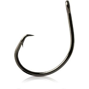 Mustad Demon Offset Circle Hook, 3X Strong - Black Nickel, 25pk