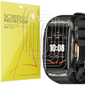 Compatible for KOSPET Tank X2 Ultra Screen Protector, [6 Pack] Full Coverage TPU Clear Film Compatible for KOSPET Tank X2 Ultra Smart Watch (6 Pack)