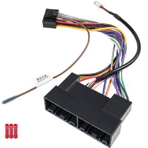 Car Radio Stereo Wiring Harness Kit Compatible with Hyundai Accent Elantra Sonata Tucson Kia Optima Rio K2 Aftermarket Radio Wire Harness Adapter 42Pin Car Stereo Connector to 16Pin