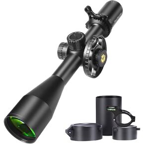 WestHunter Optics HD GEN2 SFIR FFP Precision Competition Riflescope, 30 mm Tube First Focal Plane Etched Glass Illuminated Reticle Tactical 1/10 MIL Shooting Scopes | Zero Stop