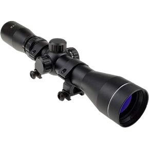 Long Eye Relief Scope 2-7x42 Red Green llluminate Mil-dot Reticle 30mm Tube Diameter Fits Mosin Nagant 1891/30 M39 with Mount Rings