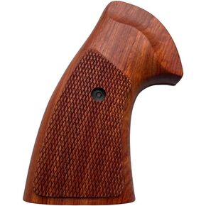 New! Grips Compatible with Colt Diamondback (D Frame) Short Butt Padauk Wood Raised Panel