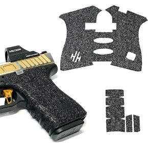 Handleitgrips Gun Grip Tape Compatible with Glock 19/23 Gen 3 - Black Edge Series Pistol Grip Tape, Easy Installation, Gun Skins, Veteran Owned