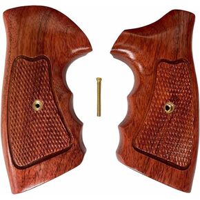 BMPL Hardwood Grips بديل متوافق مع Rossi ، إطار صغير مربع بعقب المسدس قبضة المدقق يدوي المصنوع يدويًا #R004