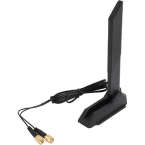 Antenna with SMA Female Connector, Magnetic 12dBi High Gain 2.4G 5.8G 6G Band Antenna, Extension Antenna for Network Cards, APs, Etc