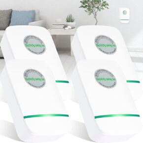 Electricity Saving Box, Intelligent Power Saver for Home, Reduces Energy Costs, Surge Protection for Appliances, Energy Saving Device Plug-in US Plug 90V-250V 30KW 4 Pack
