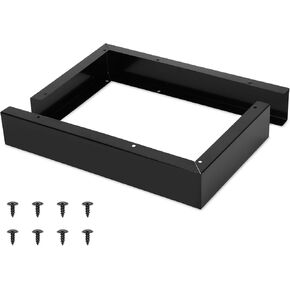 W10164739 Over The Range Black Microwave Trim Kit, Universal Microwave Filler Kit Made by Stainless Steel with 2.95’’ Wide, 15.75’’ x 10.75’’ W10164745 Microwave Trim Kit Fits Many Brands