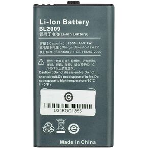 4.2V 2000mAh Hytera BL2009 Replacement Battery for HYT Hytera TD350 TD360 PD375 Radios Li-ion Battery