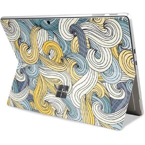 Carbon Fiber Tablet Skin Compatible with Microsoft Surface Pro 11 (2024) - Turbulence - Premium 3M Vinyl Protective Wrap Decal Cover - Easy to Apply | Crafted in The USA by MightySkins