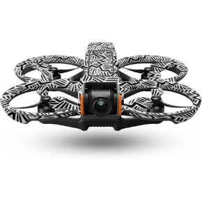 Drone Skin Compatible with DJI Avata 2 (2024) - Abstract Black - Premium 3M Vinyl Protective Wrap Decal Cover - Easy to Apply | Crafted in The USA by MightySkins
