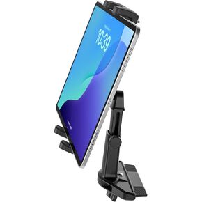 Car CD Slot Mount Tablet Holder with Adjustable Arm, Universal 360° Rotation Truck CD Player Tablet Holder for 4-13" iPad Pro Air Mini, Phone, Galaxy Z Fold, Fire HD