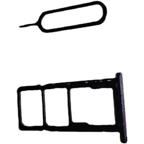 OEM Dual SIM Card Tray SD Card Tray Holder Slot+Pin Replacement for Nokia G20 (TA-1343) Black