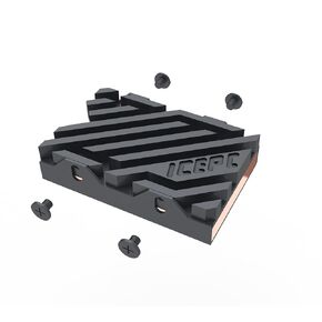 M.2 NVME SSD 2242 Heatsink Copper Graphene Cooling Heatsink with Thermal Silicone Pad Full-Cover Efficient Radiator
