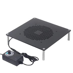 MAC Mini Mount,Mini Cooling Fan Design,Super Strong Wind Modification Chassis,Equipped with a 5.5 Inches Silent Fan Adjustable Speed for Heat Sink.USB Powered Supply(Single Layer)