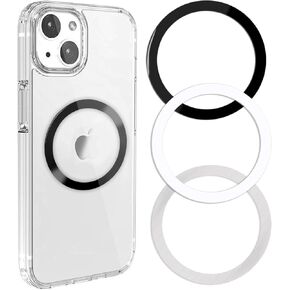 3 Pcs Universal Metal Ring for Magnetic Charger, Metal Ring Sticker Compatible with Magsafe Magnetic Wireless Charger for Most Cellphone, Magnetic Mount/Phone Holder Conversion Accessories
