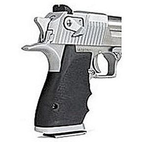 Hogue OverMolded Rubber Grip for Desert Eagle with Finger Grooves, Black - DEP821