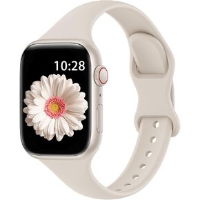 براءات الاختراع رقيقة رقيقة النحافة الفرقة المتوافقة مع أشرطة Apple Watch للنساء 40 مم 41 مم 38 مم 42 مم 44 مم 45/46/49 مم ، حزام مضاد للماء STARLAY SOLICLE لسلسلة IWATCH 10/9/SE/8/7/ultra/6/5/4/4/ 3 in Kuwait
