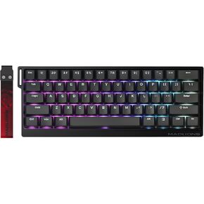 Hyekit x FGG MADLIONS MAD 60 HE RGB PRO 60% Wired Magnetic Switch Mechanical Gaming Keyboard with Adjustable Actuation, Rapid Trigger Mode, 16 Million Colors RGB Lighting, for PC/Mac Gamer, Black