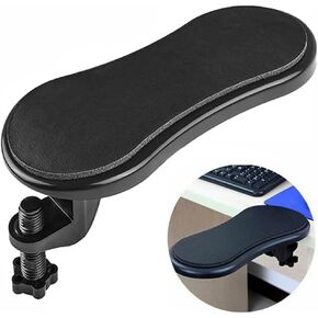 Arm Rest Support for Desk, Computer Armrest Wrist Rest, Adjustable Computer Arm Rest Pad Relieve Stress, Eliminate Pain (Black)