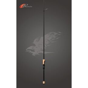 Phenix Rods Classic BFS Casting / 7′1″ / 1 PC / 4-10 LB LINE Rating / 3/32-1/4 OZ Lure Weight/Fuji ALCONITE Guides/Phenix Custom Reel SEAT/Cork Split Grip Handle