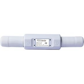 Gigabit Outdoor PoE Extender, IP67 Waterproof Direct Burial PoE Extender for IP Camera Plug and Play, 1 Channel PoE Repeater, PoE Amplifier, PoE Booster, Comply with IEEE 802.3at / 802.3af