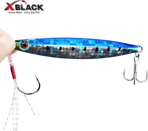 Xblack الصيد الصيد السحر الطعم القفز الملاعق المعدنية المزروعة 5pcs مع صندوق معالجة لباس بيك بيك صيد الأسماك في المياه العذبة في المياه المالحة ، xblack الطعوم ، اصطياد سمكة كبيرة! in Kuwait