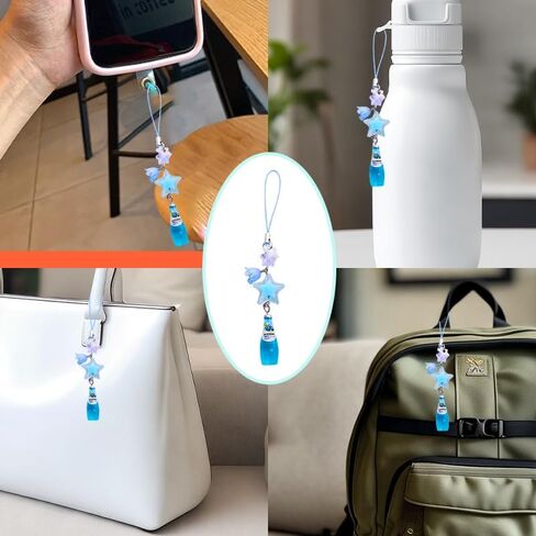 y2k الهاتف سحر سحر soda الملحقات للنساء لطيف الهاتف الخلوي سلسلة مفاتيح حزام الجمالي in Kuwait