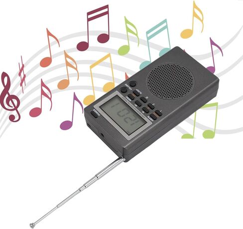 AM FM Portable Digital Radio, Pocket Radio, Highly Sensitive Stable Low Power Consumption Battery Powered Portable AM FM Radio, 40mm Speaker in Saudi Arabia