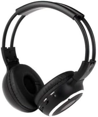 4 Pack of Two Channel Folding Universal Rear Entertainment System Infrared Headphones Wireless IR DVD Player Head Phones for in Car TV Video Audio Listening in Saudi Arabia