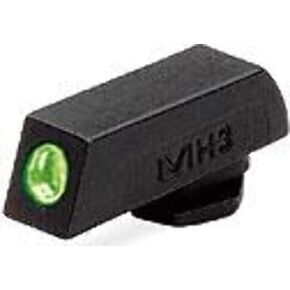 Mepro Tru-Dot tritium Night Sights Compatible with Glock tritium dots Glow on Sight self Illuminated Meprolight Fixed Metal Sights